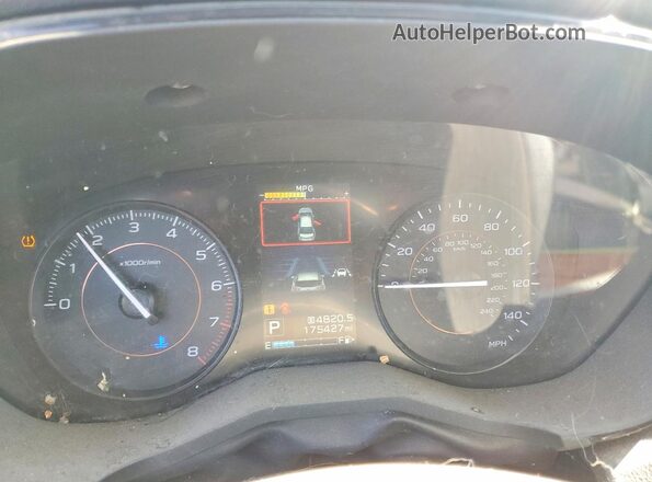 JF2GTABC5KH218363 2019 SUBARU CROSSTREK Синий Вид щитка приборов