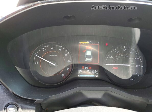 JF2GTABC5L8212323 2020 SUBARU CROSSTREK Белый Вид щитка приборов