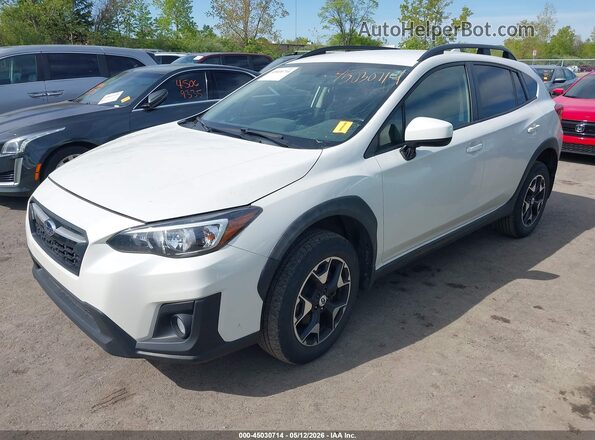 JF2GTABC7JH224518 2018 SUBARU CROSSTREK Белый Передняя левая четверть