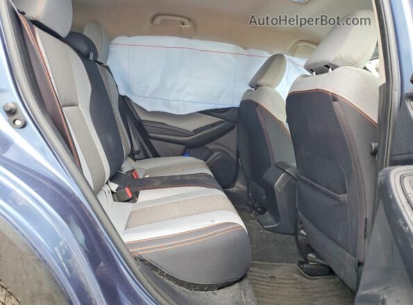 JF2GTABC8J9268926 2018 SUBARU CROSSTREK Blue Вид задніх сидінь
