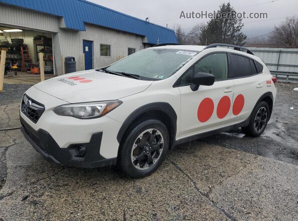 JF2GTABC9N8211744 2022 SUBARU CROSSTREK White Vista de la etiqueta del VIN