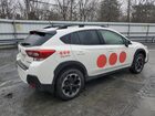 2022 Subaru Crosstrek White vin: JF2GTABC9N8211744 Damage: Right Front Door, Light Scratch, 2 To 3 Inches
