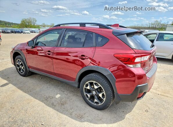 JF2GTABCXJ9236009 2018 SUBARU CROSSTREK Темно-бордовый Задняя левая четверть