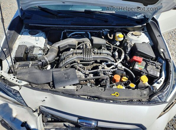 JF2GTABCXJH337038 2018 SUBARU CROSSTREK White Vista del compartimento del motor