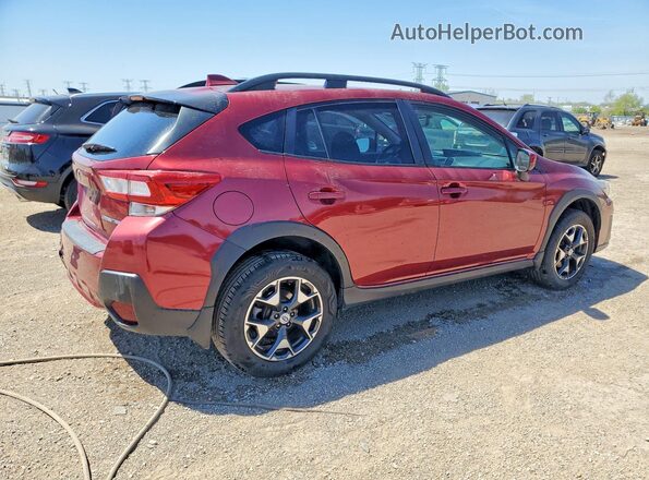JF2GTACC0J8308081 2018 SUBARU CROSSTREK Красный Задняя правая четверть
