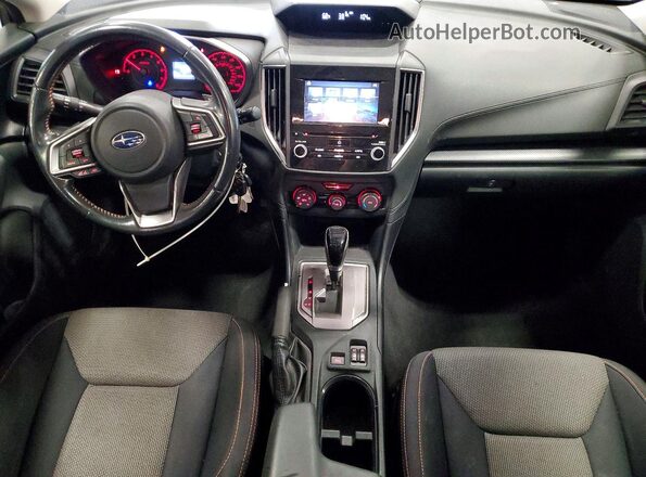 JF2GTACC0K8363485 2019 SUBARU CROSSTREK Черный Вид панели приборов