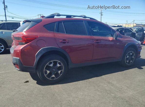 JF2GTACC2K8275148 2019 SUBARU CROSSTREK Burgundy Tył prawy