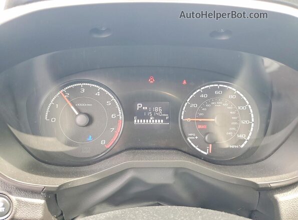 JF2GTACC2K8289602 2019 SUBARU CROSSTREK Gray Vista del cuadro de instrumentos