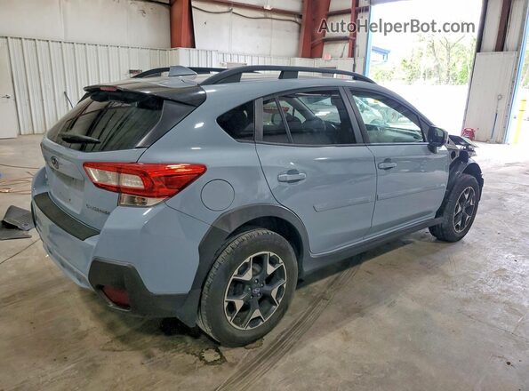 JF2GTACC2K8367487 2019 SUBARU CROSSTREK Blue Trasero derecho