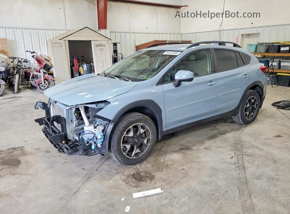 JF2GTACC2K8367487 2019 SUBARU CROSSTREK Blue Vista tres cuartos delantera izquierda