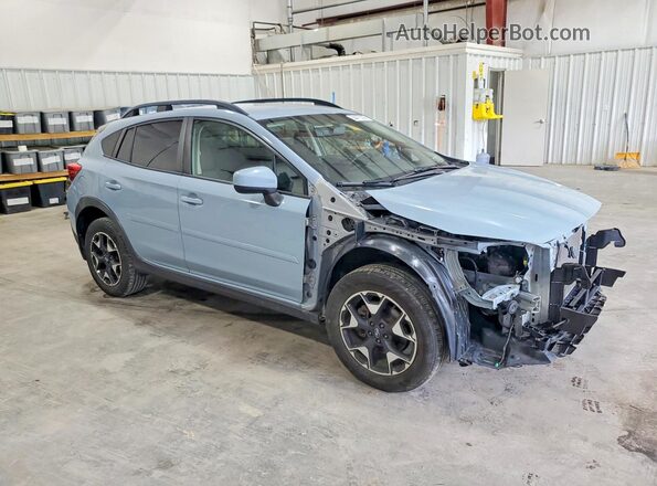 JF2GTACC2K8367487 2019 SUBARU CROSSTREK Blue Delantero derecho