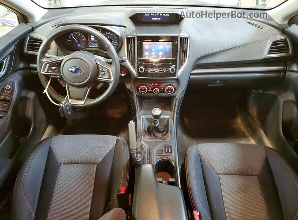 JF2GTACC2PG320022 2023 SUBARU CROSSTREK Синий Вид панели приборов