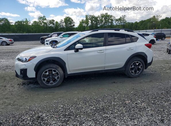 JF2GTACC3K8288930 2019 SUBARU CROSSTREK White Vista tres cuartos delantera izquierda
