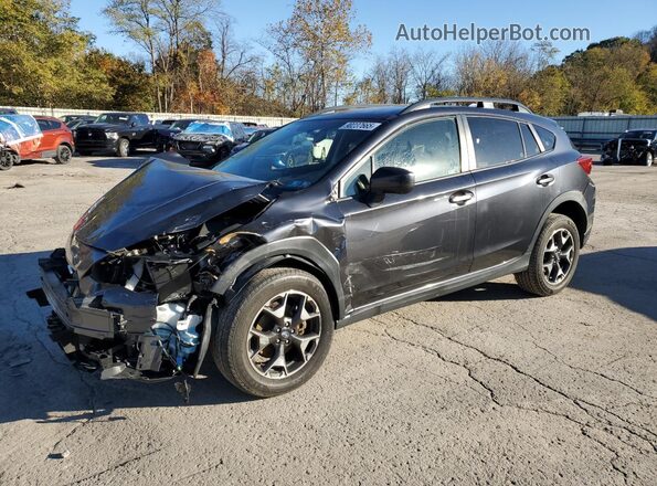 JF2GTACC6KH200730 2019 SUBARU CROSSTREK Серый Передняя левая четверть