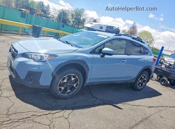 JF2GTACC7K8260158 2019 SUBARU CROSSTREK Синий Передняя левая четверть