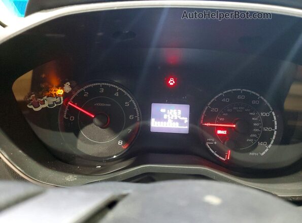 JF2GTACC7L9260074 2020 SUBARU CROSSTREK Синий Вид щитка приборов