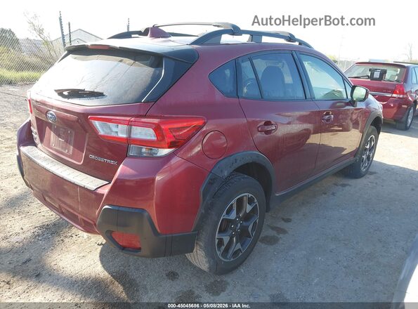 JF2GTACC8K8343274 2019 SUBARU CROSSTREK Темно-бордовый Задняя правая четверть