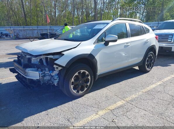 JF2GTACC9MG662689 2021 SUBARU CROSSTREK Белый Передняя левая четверть