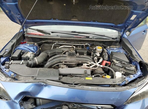 JF2GTACCXKH360223 2019 SUBARU CROSSTREK Blue Widok komory silnika