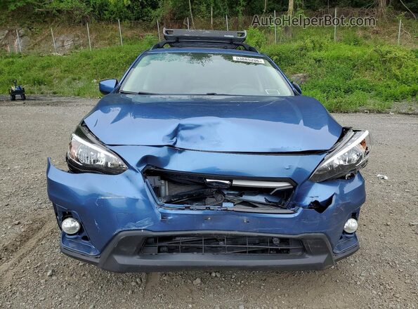 JF2GTACCXKH360223 2019 SUBARU CROSSTREK Blue Widok z przodu
