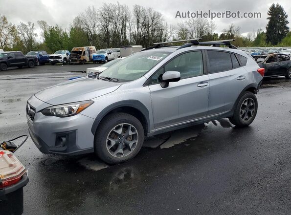 JF2GTADC6K8225545 2019 SUBARU CROSSTREK Silver წინა მარცხენა ხედი სამი მეოთხედიდან