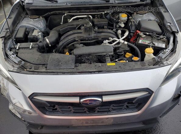 JF2GTADC6K8225545 2019 SUBARU CROSSTREK Silver უკანა სალონის ხედი