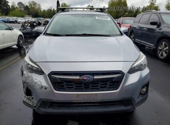JF2GTADC6K8225545 2019 SUBARU CROSSTREK Silver წინა ხედი