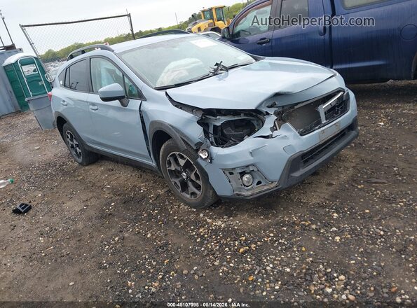 JF2GTADC7JH314880 2018 SUBARU CROSSTREK Синий Передняя правая четверть
