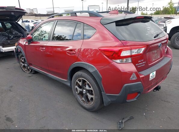 JF2GTADC9JH234755 2018 SUBARU CROSSTREK Красный Задняя левая четверть