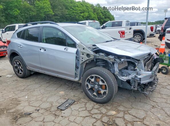 JF2GTADC9JH239678 2018 SUBARU CROSSTREK Синий Передняя правая четверть