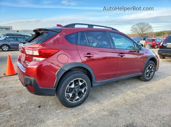 JF2GTAEC1K8261206 2019 SUBARU CROSSTREK Бордовый Задняя правая четверть