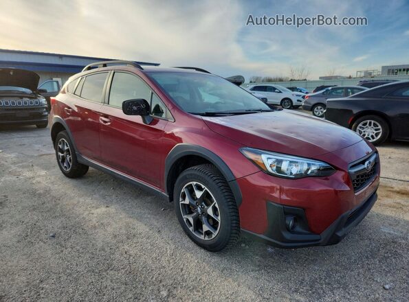 JF2GTAEC1K8261206 2019 SUBARU CROSSTREK Бордовый Передняя правая четверть