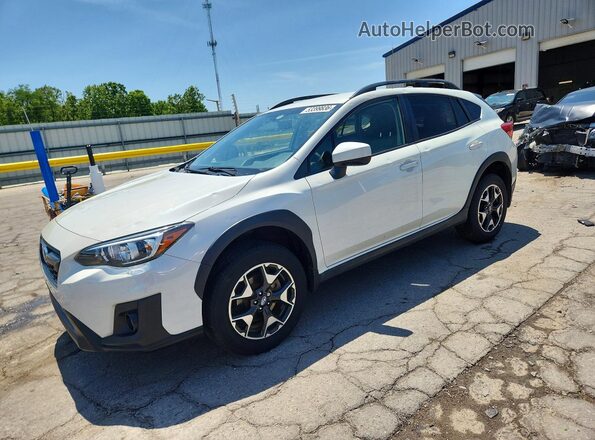 JF2GTAEC2KH316438 2019 SUBARU CROSSTREK Белый Передняя левая четверть