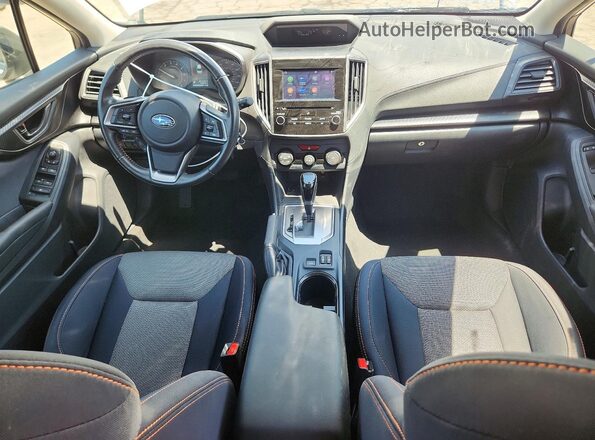 JF2GTAEC2KH316438 2019 SUBARU CROSSTREK Белый Вид панели приборов