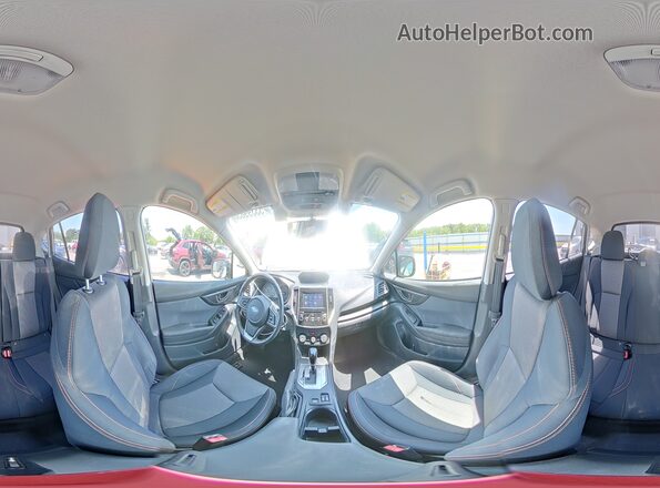 JF2GTAEC2KH316438 2019 SUBARU CROSSTREK Белый Панорамный вид салона 360°
