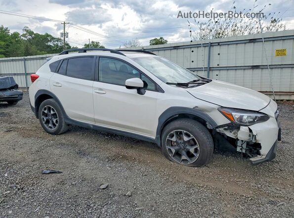 JF2GTAEC2L8255089 2020 SUBARU CROSSTREK White Delantero derecho