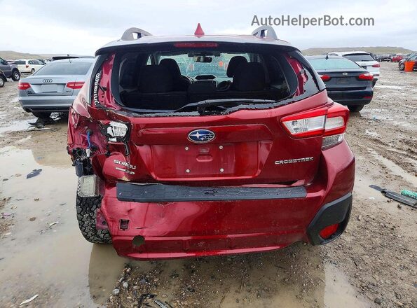 JF2GTAEC3KH212072 2019 SUBARU CROSSTREK Бордовый Вид сзади