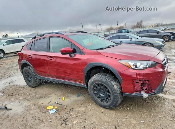 JF2GTAEC3KH212072 2019 SUBARU CROSSTREK Бордовый Передняя правая четверть