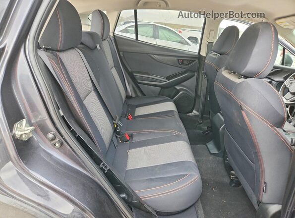 JF2GTAEC4KH264732 2019 SUBARU CROSSTREK Gray უკანა სავარძლების ხედი