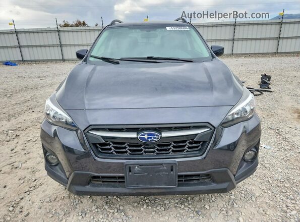 JF2GTAEC4KH264732 2019 SUBARU CROSSTREK Gray წინა ხედი
