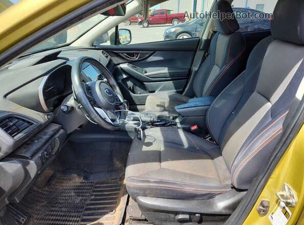 JF2GTAEC4MH373565 2021 SUBARU CROSSTREK Green წინა სალონის ხედი