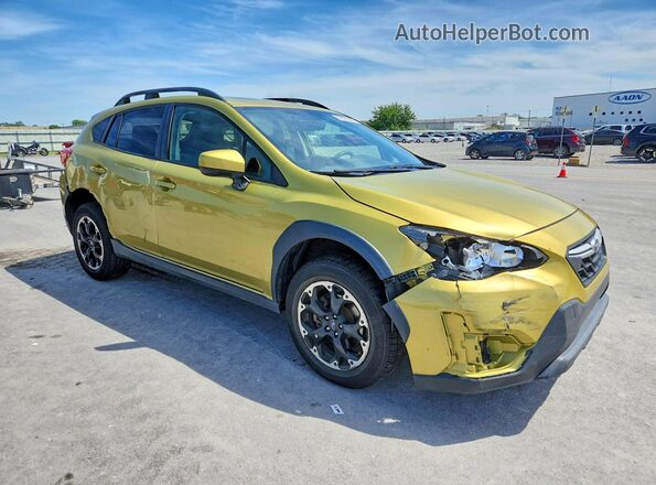 JF2GTAEC4MH373565 2021 SUBARU CROSSTREK Green წინა მარჯვენა