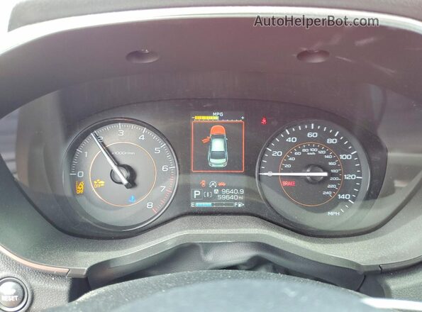 JF2GTAEC5MH238207 2021 SUBARU CROSSTREK Red ხელსაწყოთა პანელის ხედი