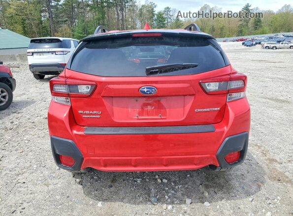JF2GTAEC5MH238207 2021 SUBARU CROSSTREK Red უკანა ხედი
