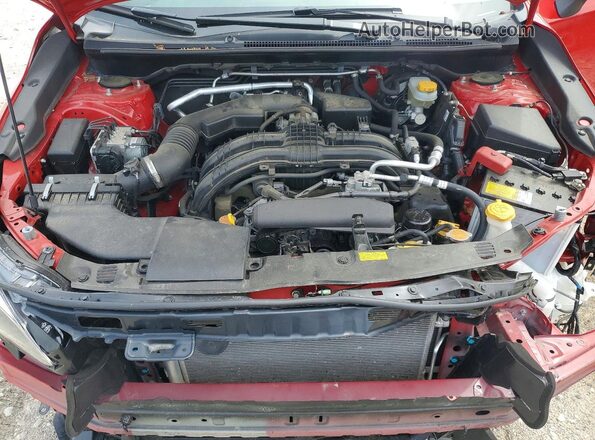 JF2GTAEC5MH238207 2021 SUBARU CROSSTREK Red უკანა სალონის ხედი