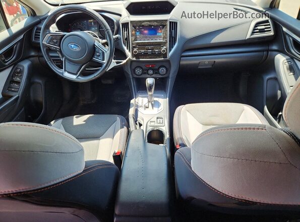 JF2GTAEC6KH257586 2019 SUBARU CROSSTREK White Вид панелі приладів