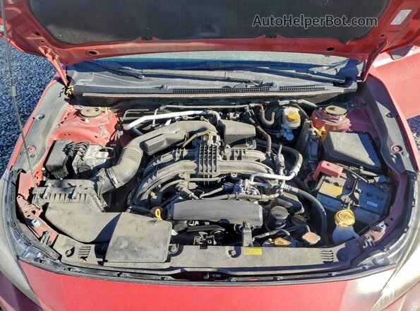 JF2GTAEC6M8652399 2021 SUBARU CROSSTREK Красный Вид подкапотного пространства