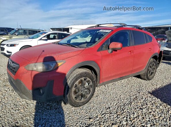 JF2GTAEC6M8652399 2021 SUBARU CROSSTREK Красный Передняя левая четверть
