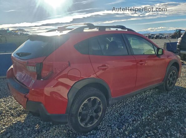 JF2GTAEC6M8652399 2021 SUBARU CROSSTREK Красный Задняя правая четверть