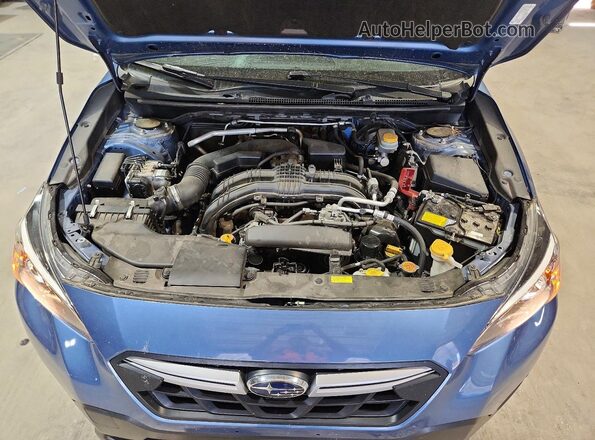 JF2GTAEC6MH249040 2021 SUBARU CROSSTREK Blue Вид підкапотного простору